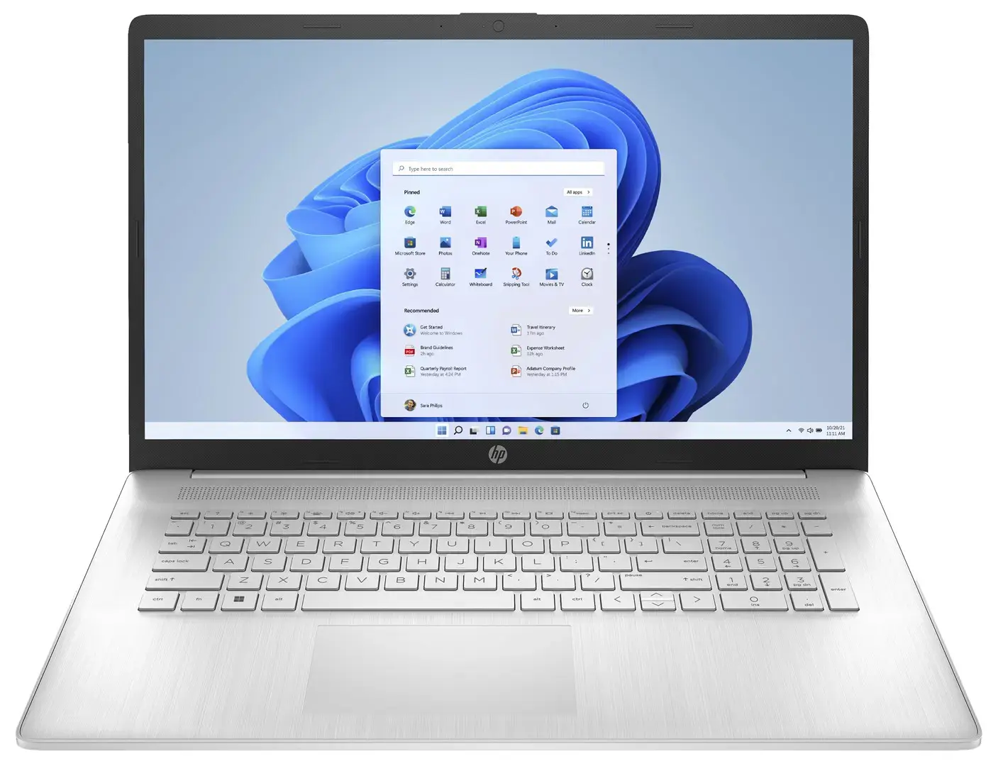 HP 17-cp3114nw AMD Ryzen™ 7 7730U Laptop 43.9 cm (17.3") Full HD 16 GB DDR4-SDRAM 512 GB SSD Wi-Fi 6 (802.11ax) Windows 11 Home Silver