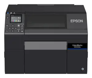 Epson ColorWorks D6500Ae, Thermal transfer, 1200 x 1200 DPI, 85 mm/sec, Colour, Wired, Black