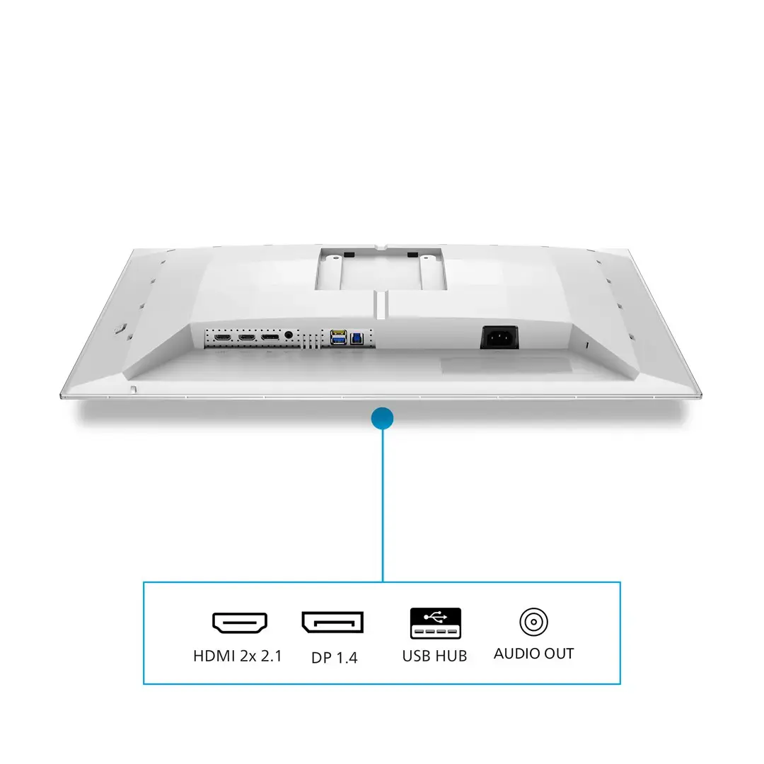 Philips 27M2N6501L/00 | 27 " | QD-OLED | 16:9 | 240 Hz | 0.03 ms | 2560 x 1440 pixels | 400 cd/m² | HDMI ports quantity 2 | White