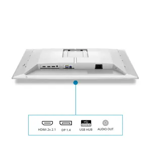 Philips 27M2N6501L/00 | 27 " | QD-OLED | 16:9 | 240 Hz | 0.03 ms | 2560 x 1440 pixels | 400 cd/m² | HDMI ports quantity 2 | White