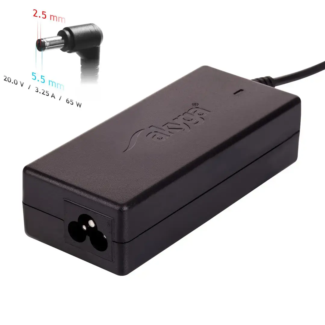 Nešiojamojo kompiuterio adapteris AKYGA Dedicated AK-ND-17 Fujitsu Siemens 20V/3,25A 65W 5,5x2,5 mm