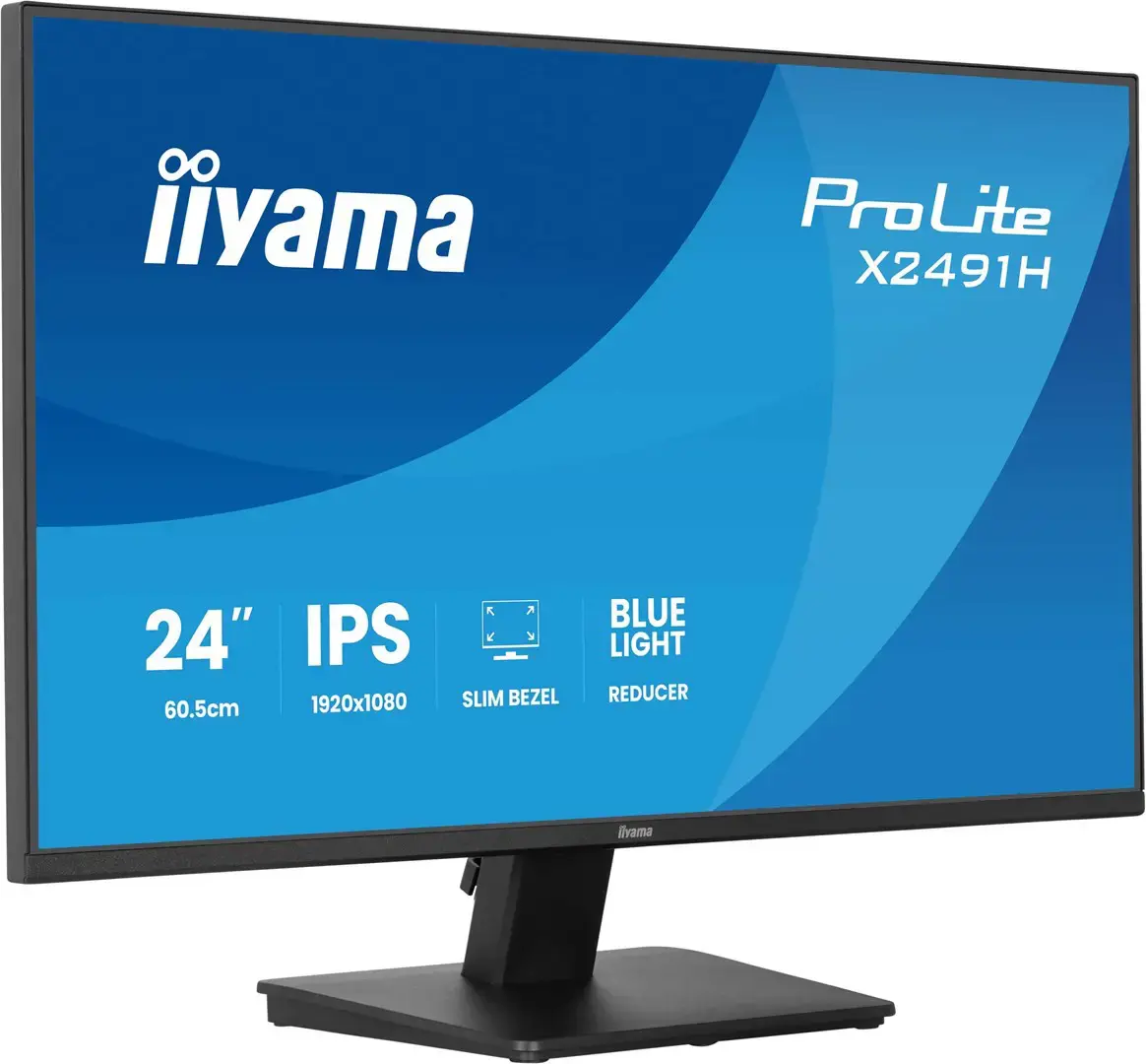 iiyama ProLite X2491H-B1 computer monitor 60.5 cm (23.8") 1920 x 1080 pixels Full HD LCD Black