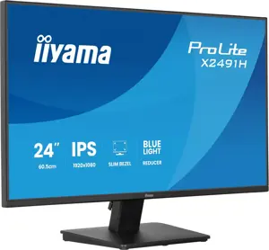 iiyama ProLite X2491H-B1 computer monitor 60.5 cm (23.8") 1920 x 1080 pixels Full HD LCD Black