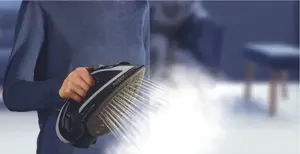 Tefal Puregliss FV8062E0, Dry & Steam iron, Durilium AirGlide Autoclean soleplate, 2 m, 270 g/min, Black, Grey, 50 g/min