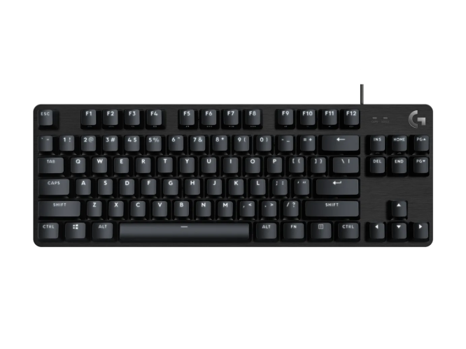 LOGITECH G413 TKL SE laidinė mechaninė žaidimų klaviatūra - BLACK - US INT'L - USB - TACTILE