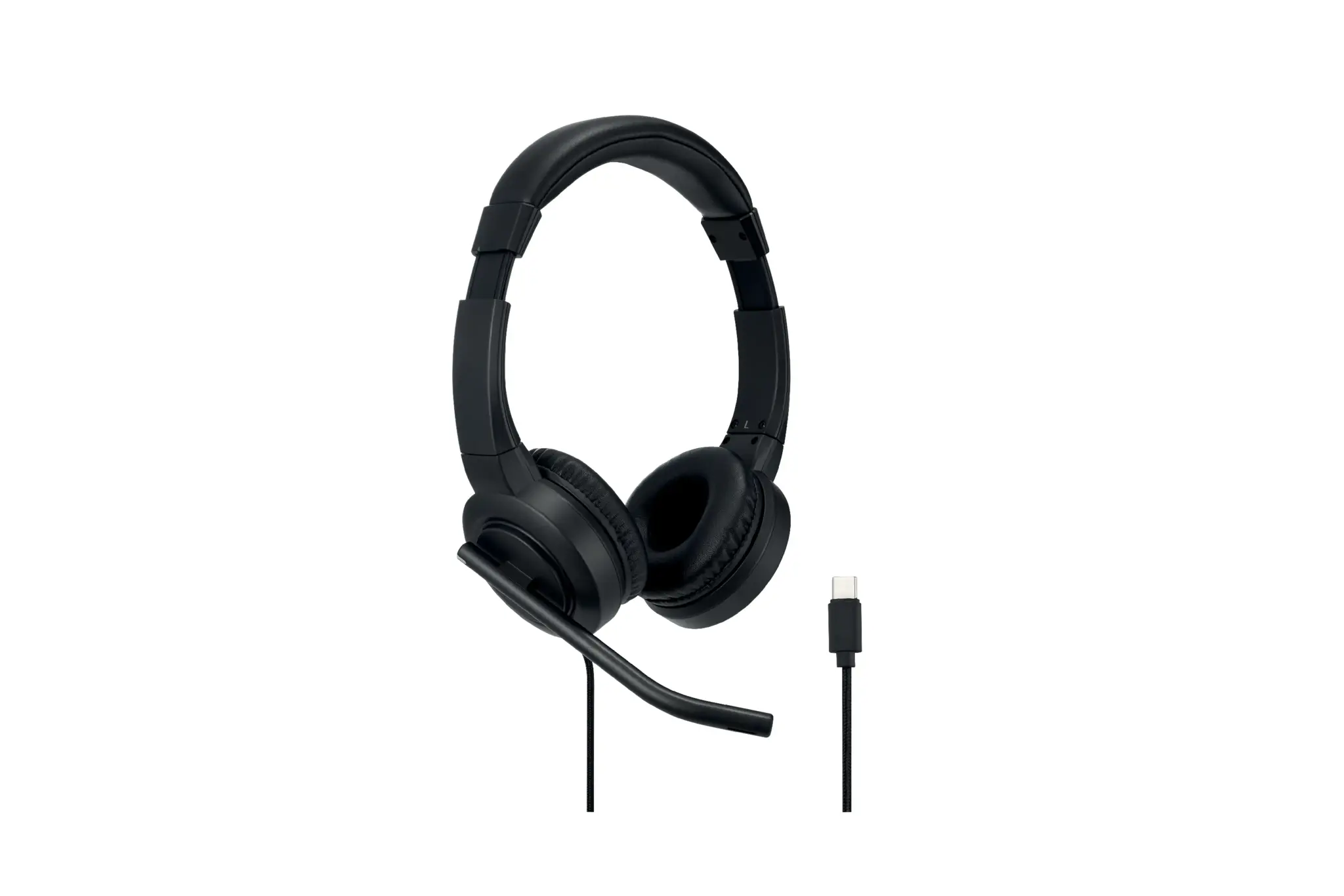 Kensington H1000 USB-C On-Ear Headset, Wired, Calls/Music, 210 g, Headset, Black