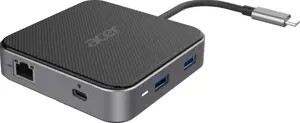 ACER 7 in 1 USB4 8K kelių ekranų koncentratorius HDMI + DP + 2xUSB3.2 + USB C + RJ45 + 3,5 mm garso prievadas
