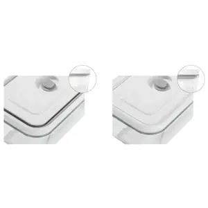 ZWILLING 36803-100-0 maisto laikymo indelis stačiakampė, 0,35 l pilka 1 vnt.