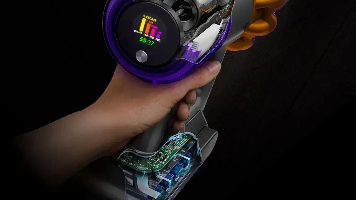 Dyson V15s Detect Submarine 2-in-1 stick vacuum Battery Dry&wet Bagless 0.77 L Nickel, Yellow