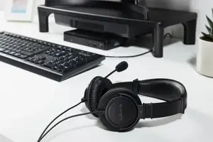 "Kensington Classic USB-A" ausinės su mikrofonu, laidinės, skambučiai / muzika, 163 g, ausinės, juodos spalvos