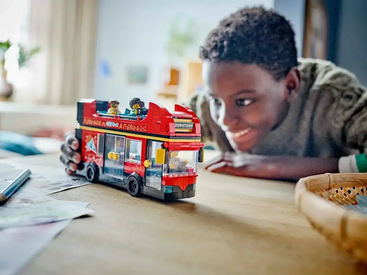 LEGO CITY 60407 Red Double-Decker Sightseeing Bus
