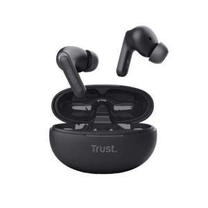 Trust Yavi, True Wireless Stereo (TWS), Calls/Music, 20 - 20000 Hz, 37 g, Headset, Black
