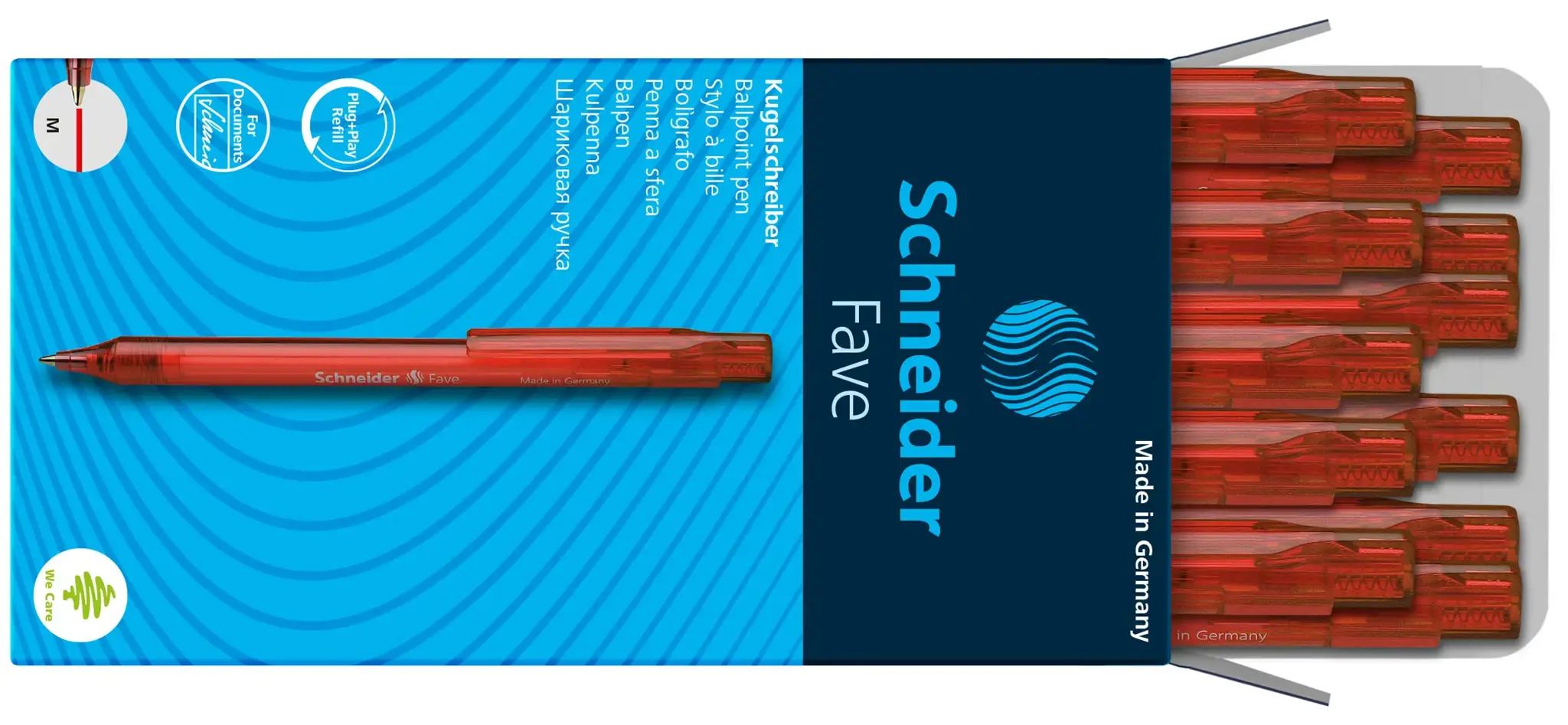 Automatinis tušinukas SCHNEIDER FAVE, 1.0 mm.