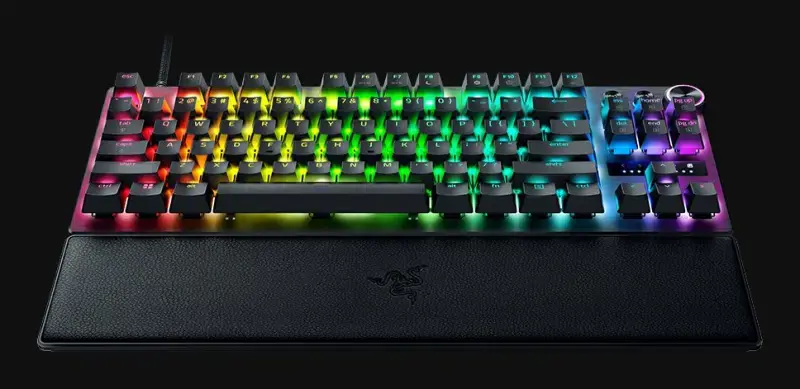 "Razer Huntsman V3 Pro" be klaviatūros žaidimų klaviatūra Laidinė JAV juoda analoginė optinė