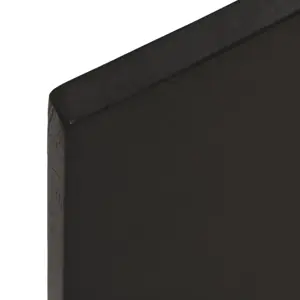 Stalo stalviršis, tamsiai pilkas, 100x40x2 cm, ąžuolinis, su natūraliu kraštu