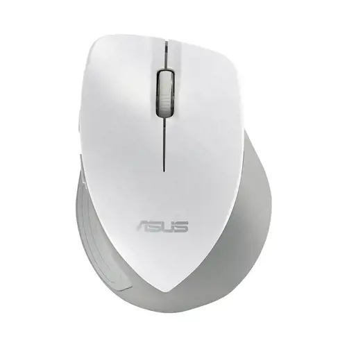 ASUS WT465, dešinioji ranka, optinis, RF belaidis, 1600 DPI, pilka, balta