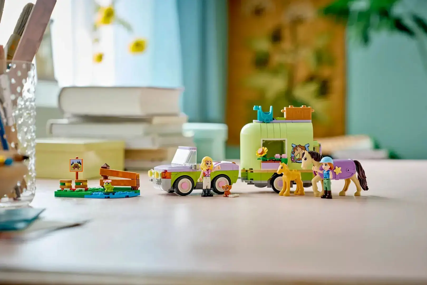LEGO FRIENDS 42695 Horse and Baby Foal Trailer