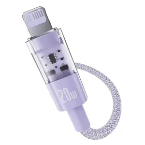 Baseus Gem USB-C to iP fast charging cable 2 m 20 W Purple