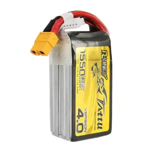 Akumuliatorius Tattu R-Line 4.0 versija 1550mAh 14,8V 130C 4S1P XT60