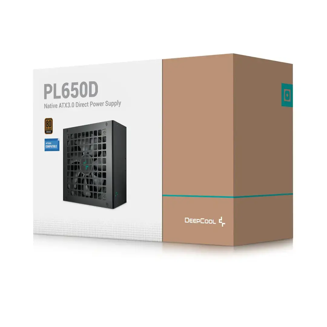 Maitinimo blokas Deepcool R-PL650D-FC0W-EU-V2, 650 W, 80 PLUS Bronze