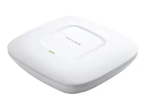 TP-Link 300Mbps belaidis N prieigos taškas, tvirtinamas prie lubų, 300 Mbps, 300 Mbps, 10,100,1000 Mbps, 2,4-2,4835 GHz, IEEE 802.11b, IEEE 802.11g, IEEE 802.11g, IEEE 802.11n, 300M: -71dBm@10% PER 150M: -75dBm@10% PER 54M: -78dBm@10% PER 11M: -93dBm@8% PER 6M: -92dBm@10% PER...