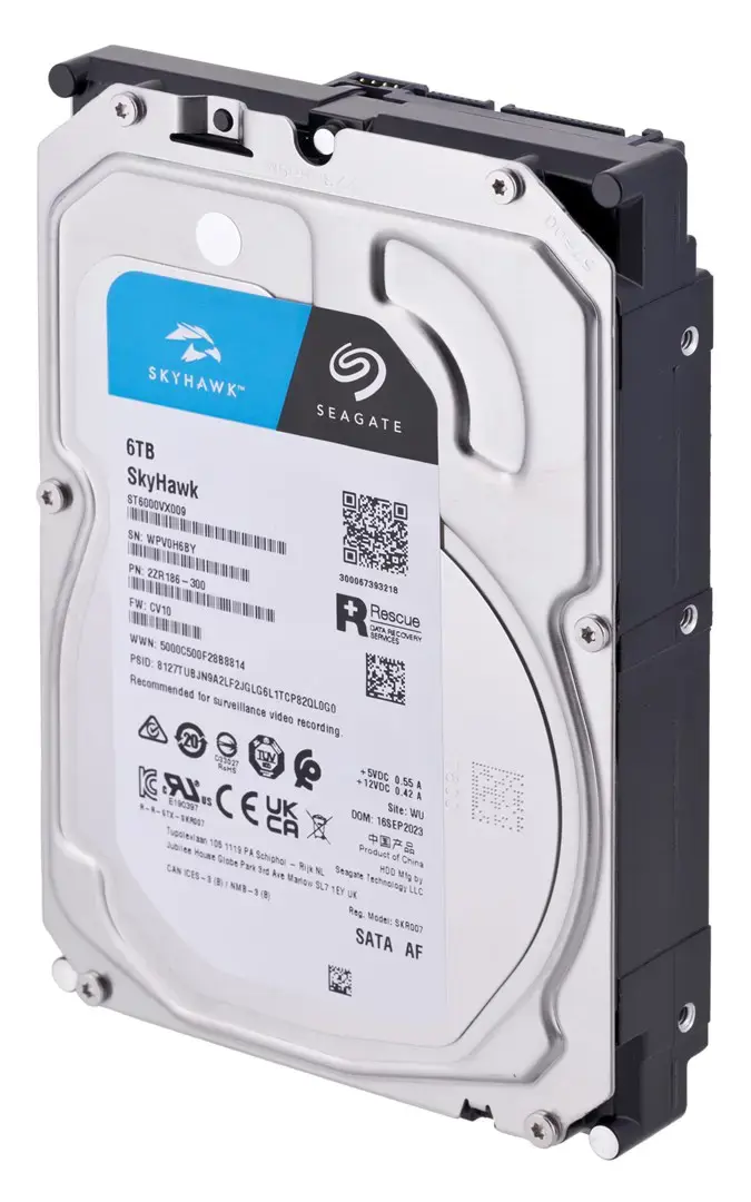 "Seagate SkyHawk", 3,5 colio, 6000 GB