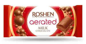 Pieniškas šokoladas ROSHEN, korėtas, 80 g