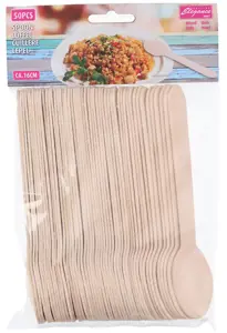 Cuisine Elegance - Mediniai šaukštai 50vnt. 16cm