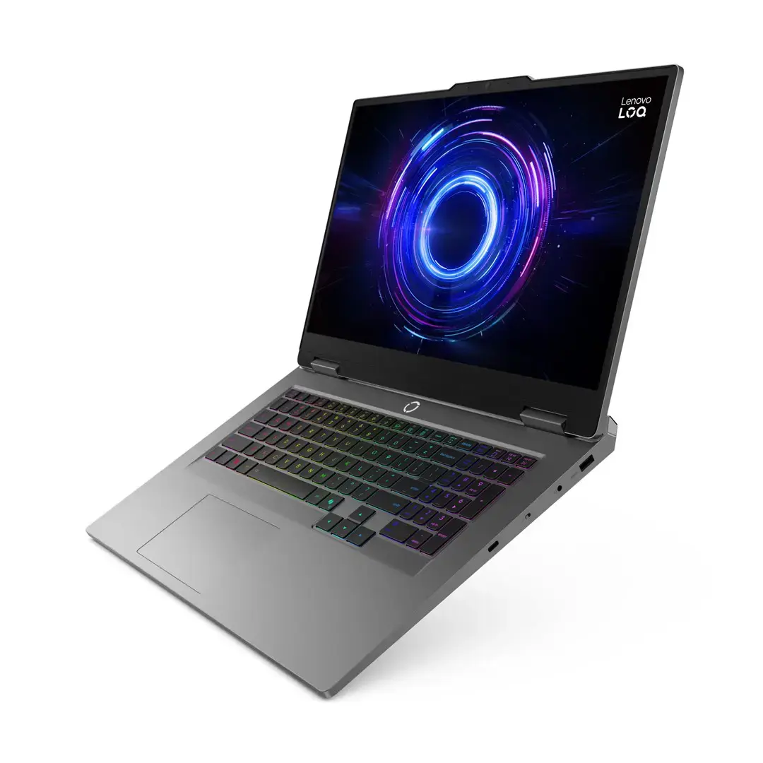 Lenovo LOQ 17IRX10 Intel® Core™ i5 i5-13450HX Laptop 43.9 cm (17.3") Full HD 16 GB DDR5-SDRAM 512 GB SSD NVIDIA GeForce RTX 5050 Wi-Fi 6 (802.11ax) NoOS Grey