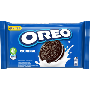 Kakaviniai sausainiai OREO su vanilės skonio įdaru, 264 g