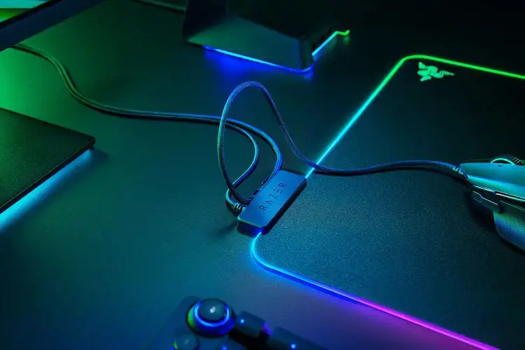 RAZER Žaidimų pelės kilimėlis Razer Firefly V2