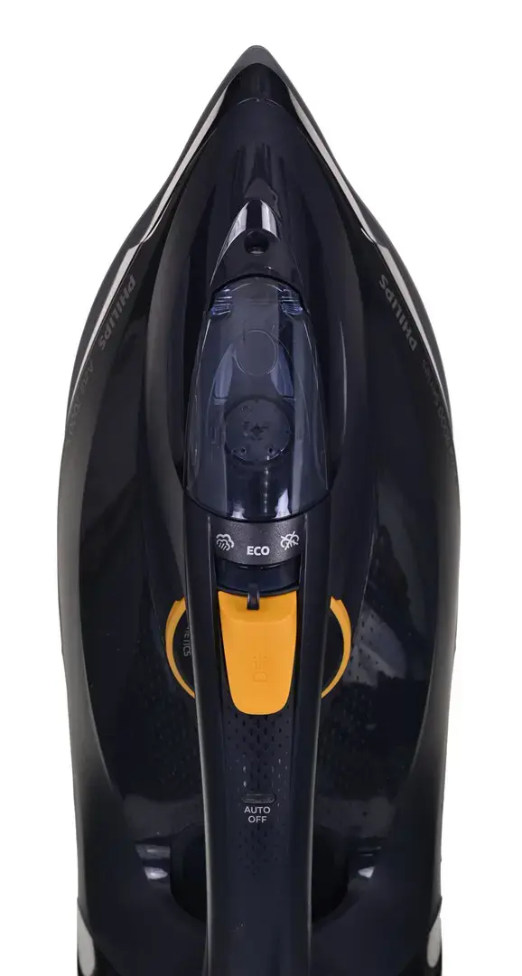 "Philips" 7000 serijos DST7060/20 HV garinis lygintuvas mėlyna/geltona, garinis lygintuvas, "SteamGlide Elite" padas, 2 m, 250 g/min, mėlyna, geltona, 55 g/min