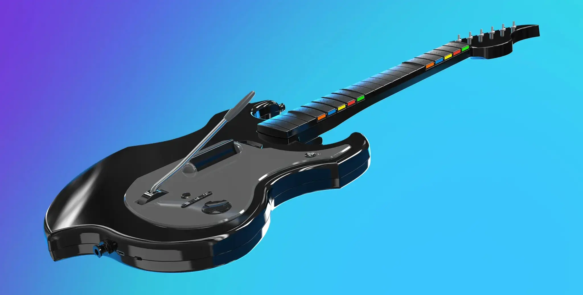 PDP wireless controller Riffmaster Guitar PlayStation, black