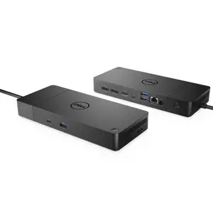 DELL WD19TBS-180W, Wired, USB 3.2 Gen 2 (3.1 Gen 2) Type-C, 1000 Mbit/s, Black, 5120 x 2880 pixels,…