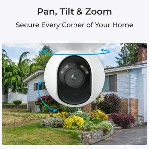 Reolink E Series E560 - 4K UHD PTZ Wi-Fi 6 Camera, 3X Optical Zoom, Auto Tracking, Wi-Fi 6, Person/Vehicle/Pet Detection, IP security camera, Indoor & outdoor, Wired & Wireless, Google Assistant, Internal, 2400 - 5000 MHz