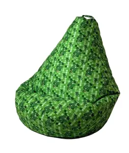 Sako krepšys puffė Pear print Minecraft XL 130 x 90 cm