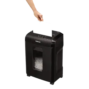 "Fellowes Powershred 10M", smulkinimas mikroautomačiu, 2 x 12 mm, 19 l, 4 ratukai, 10 min, P-5