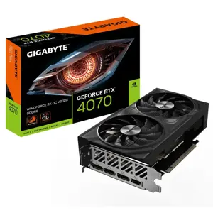Vaizdo plokštė GIGABYTE GeForce RTX 4070 12 GB, GDDR6, GV-N4070WF2OCV2-12GD