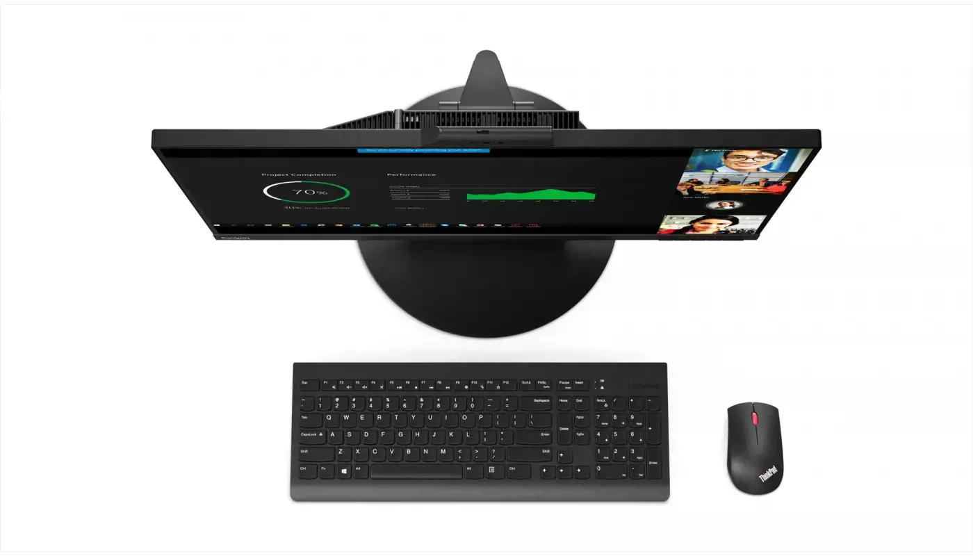 Monitorius Lenovo ThinkCentre Tiny-In-One 27, 68.6 cm (27"), 2560 x 1440 pixels, Quad HD, LED, 14 ms, Black
