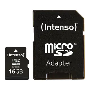 ATMINTIS MICRO SDHC 16GB C10/W/ADAPTERIS 3413470 INTENSO