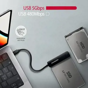 AXAGON ADSA-FP2C USB-C 3.2 Gen1 - SATA 6G 2.5" HDD/SSD FASTPort2 Adapter