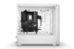 Būkite tylūs! Shadow Base 800 FX White, Midi Tower, Kompiuteris, Balta, ATX, EATX, micro ATX, Mini-ITX, Akrilonitrilo butadieno stirenas (ABS), Plienas, Grūdintas stiklas, Multi