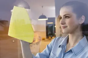 Valymo šluostė "Vileda" 151708 Mikropluoštas, polivinilo acetatas (PVA), geltonas 1 vnt.