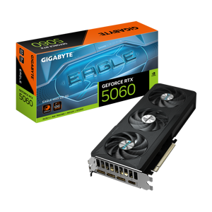 Vaizdo plokštė GIGABYTE GeForce RTX 5060 8 GB, GDDR7, GV-N5060EAGLEMAX OC-8GD