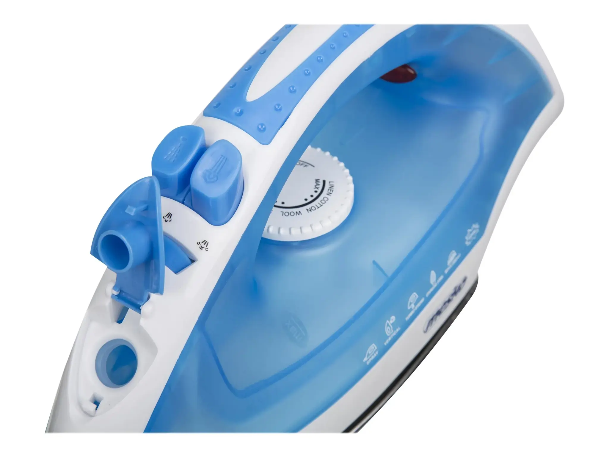 Lygintuvas "Mesko MS 5023" mėlyna/balta, 2200 W, su laidu, Anti-scale sistema, vertikali garų funkcija