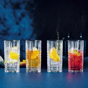 Stiklinė Nachtmann SQUARE Whisky, krištolas, 345 ml, D 8,2 cm, H 10,2 cm, 4 vnt, 101050