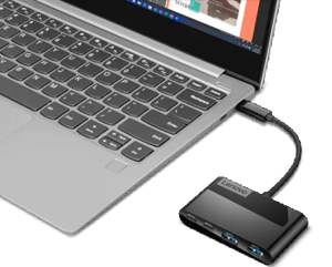 Lenovo Accessories Select USB-C 4-port Hub Lenovo