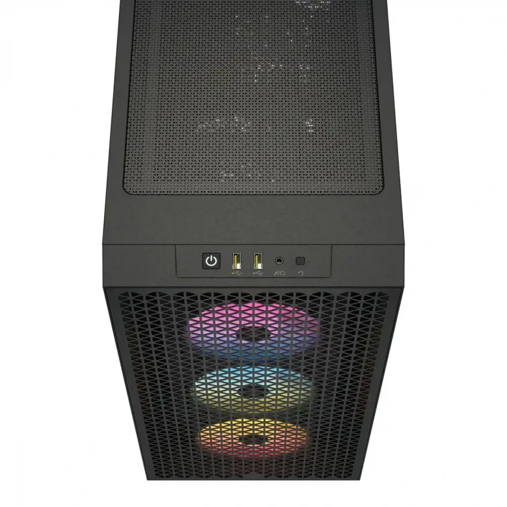 3000D Airflow RGB TG Mid-Tower juodos spalvos