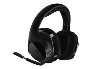 LOGITECH G533 belaidės 7.1 žaidimų ausinės - juodos spalvos