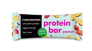 Veganiškas proteininis batonėlis THE BEGINNINGS su žemės riešutais, 40 g